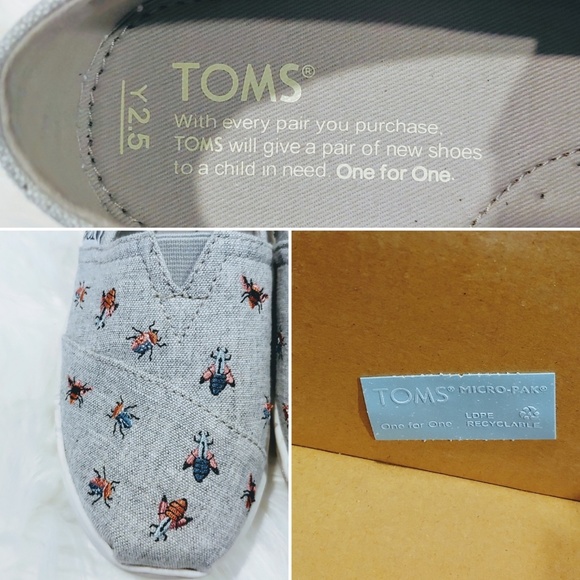 Toms Slip-On Vegan Alpargata Shoes - Picture 3 of 8